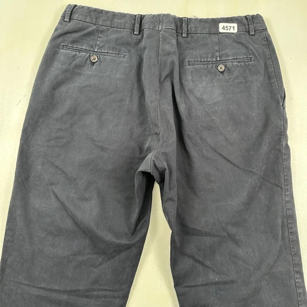 Polo Ralph Lauren Men's Navy Blue Pants 34x33 Chino Stretch Straight‎ Classic